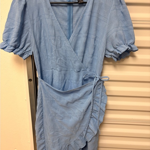 Shien Women’s Blue Short Sleeve Summer Dress Sz large - Picture 2 of 6